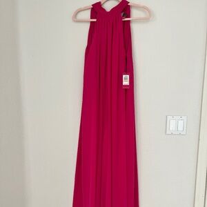 Vince Camuto Flowy, Wife Leg, Pink Jumpsuit, Size Small
